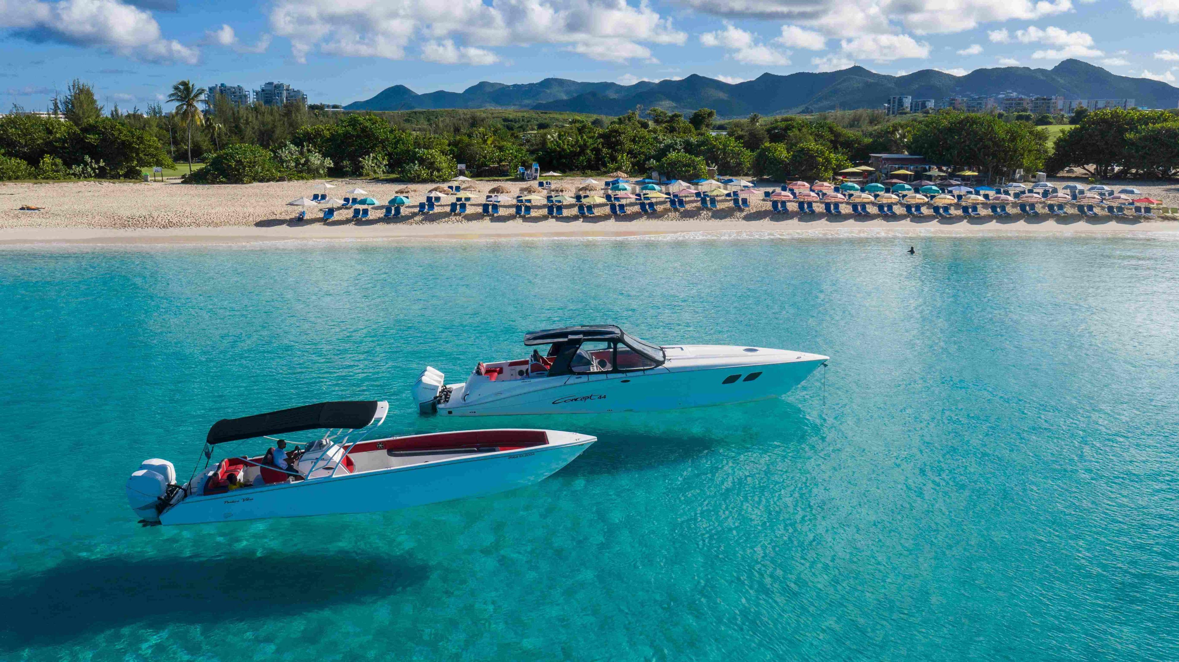 Luxury island transfer by speedboat